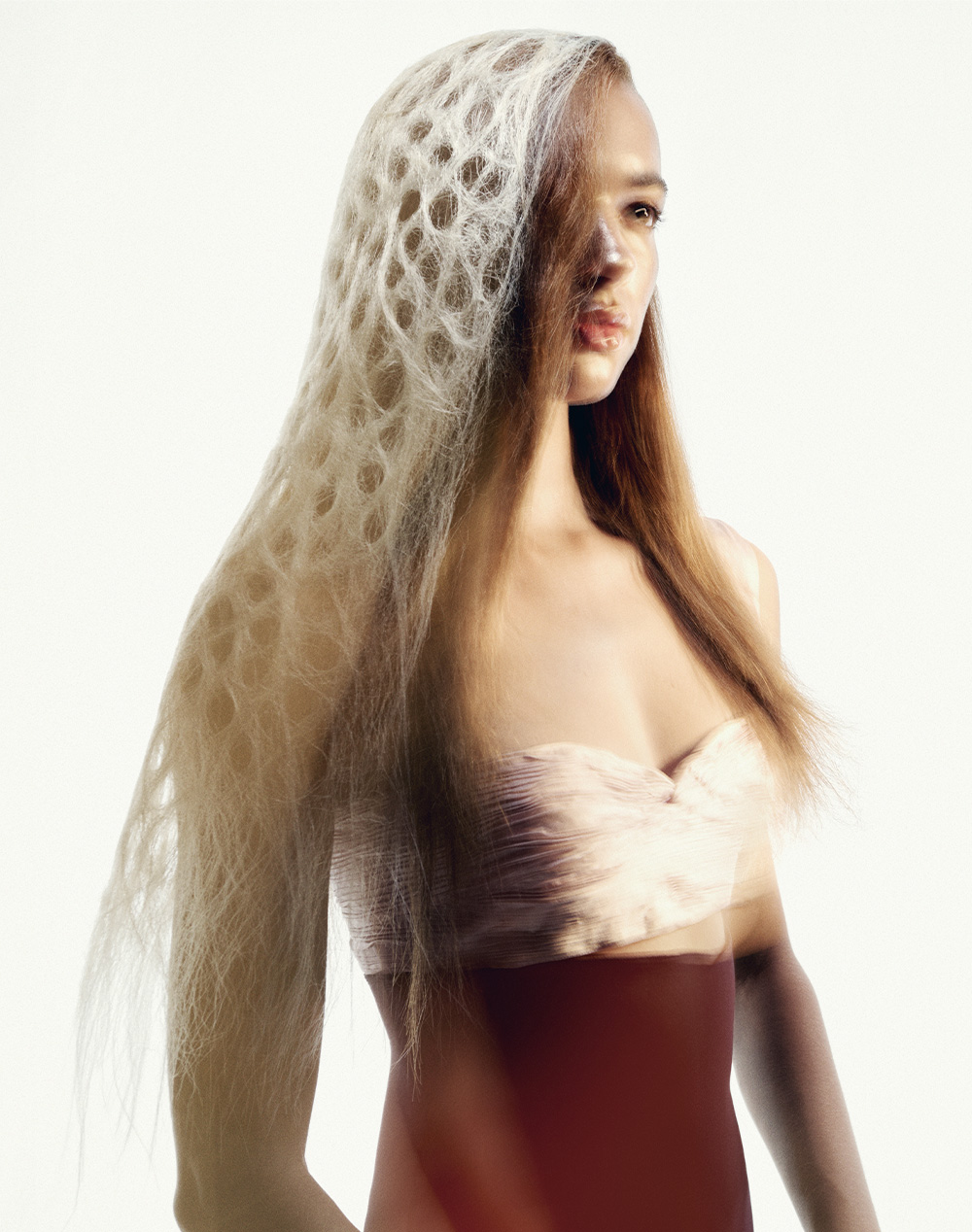 Long Brunette Hair with Webbed Texture - Lisa Muscat Vitale - Ascension Collection
